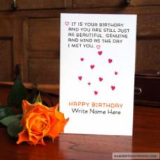 Happy Birthday Wishes On Cards With Name