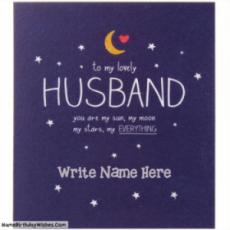 Happy Birthday Cards For Husband With Name And Photo