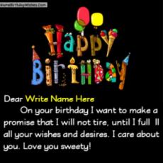 Happy Birthday Dear Wife Images With Name And Photo
