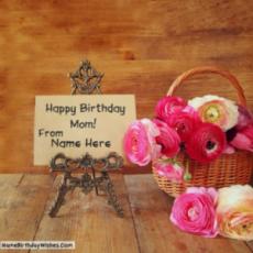 Happy Birthday Letter To Mom With Name And Photo
