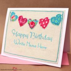 Generate Happy Birthday Wish Cards With Name