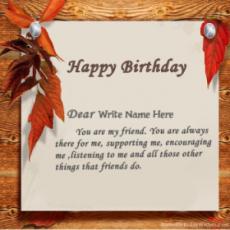 Special Wife Birthday Wishes Cards With Name