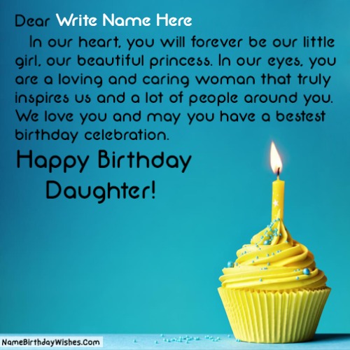 Happy Birthday Daughter Images With Name And Photo